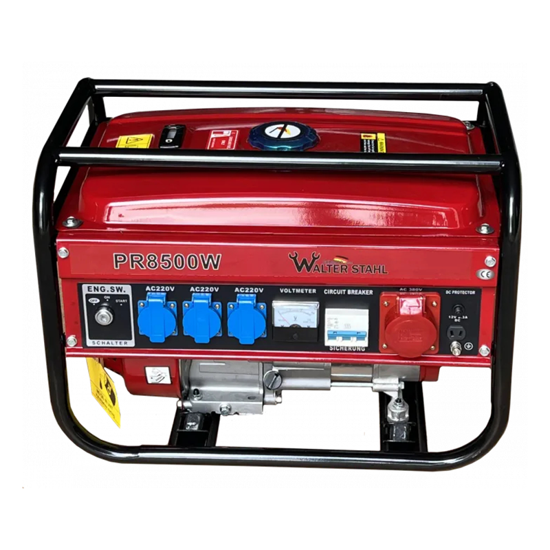 Генератор бензиновий WALTER STAHL 3 фази (380В), 3кВт, (PR-8500-W)